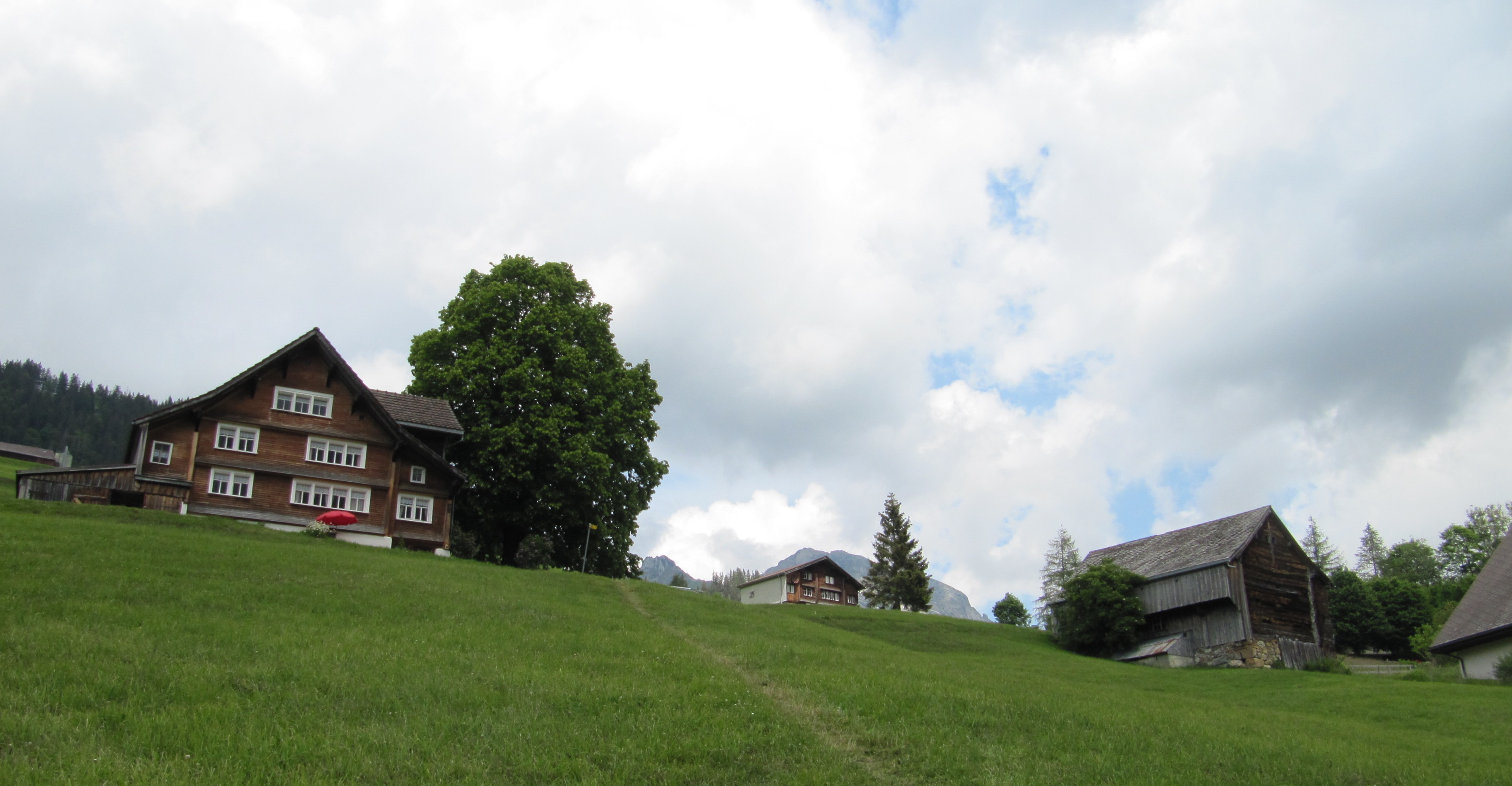 roter Sonnenschirm - Fotos [hikr.org]