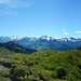 Ausblick vom Kuhjöchle ins Lechquellengebirge