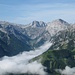 Falzthurntal, Mitte Lamsenspitze, der breite Gipfel rechts daneben das Sonnjoch