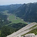 im Nordabstieg von der Seekarspitze, Blick Richtung Achenkirch