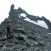 Gipfelaufbauten Tristelhorn im Gegenlicht