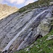 Fantastica cascata che si origina dal Lago Paione Superiore 2269 mt