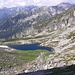 Lago Paione di Mezzo 2150 mt osservato dall'alto. 