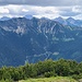 Gipfelblick nach Westen zum Kienjoch