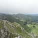 Eigentlich hätte man vom Kaiseregg beste Sicht auf die Berner Alpen, aber die Wolken verhindern dies heute leider.