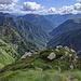 Il panorama dell'Alpe In Cima