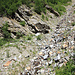 Torrent de Leidbach. Au centre, prise d'eau du bisse de Oberriederi. 