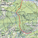 Tracé du bisse Ahorubach-Leidbach (source : DVBU).