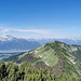 Gipfelblick über den Schlenkengrat zum Schlenken