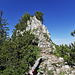 Schlüsselstelle am Schlenkengrat