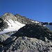 Oberhalb des Schneefeldes (Pt 2904) geht dann die Kletterei los.