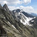 Rückblick auf die bestiegenen Gipfel der heutigen Tour: Hochreichkopf und Hohe Wasserfalle.