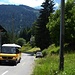 In Zwischenzeiten fährt der Kleinbus meistens leer zwischen Airolo und Dalpe!