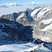 Tiefblick im Aufstieg zum Aletschhorn