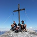 Hannes und Moritz am Gipfel der Malgrubenspitze