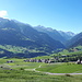 <b>La Valle di Vals e il Valserhorn (2886 m) visti da Rumein.</b>