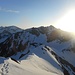Cresta nevosa dalla vetta della Punta Cadini