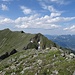 Rückblick von der Sonntaskarspitze auf die Seekarscharte und die Drei Stecken