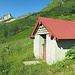 Klammen Hütte (offiziell: Klammhütte) mit Schneck