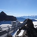 Rückblick vom Sex Rouge zur Bergstation und zum Oldenhorn.


