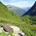auf ca. 2160 m kamen wir an die erste Aussichtsbank