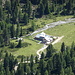 Blick hinab zur Verpeilhütte