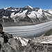 Matterhorn (4478m) , Weisshorn (4506m)  Aletschgletscher, Geisshorn (3740m)  Aletschhorn (4194m), Mittagshorn (3895m) Abni Flus (3961m), Gletscherhorn (3983m) Jungfaru (4158m)  vom Strahgrat (3310m).<br /><br /> <a href="https://f.hikr.org/files/3187337.jpg">Panorama Foto vergössern</a><br /><br /><br /><br />
