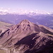 Blick vom Plankenhorn über die Lorenzispitze hinweg in die Dolomiten