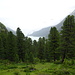 Rückblick zum See - zugegebenermassen ist das an einem schönen Tag ein besseres Bild