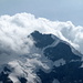 Piz Bernina von Wolken umspült