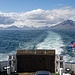 Das Fährschiff gibt Gas