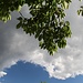 dunkle Wolken über Schruns, es blieb aber trocken