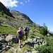 salendo verso il Piz Mezdi