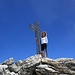 Margherita in vetta alla rocca delle Marchisa,3072 m