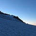 mentre ci dirigiamo al passo l'alba inizia a colorare l'ambiente