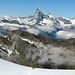 Abstieg über den Alphubelgletscher – immer dem Matterhorn entgegen!