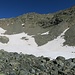 Es liegt noch viel Schnee im Tal, wir stiegen wieder direkt in die Südostflanke und liessen den Bocktenhornsattel links liegen