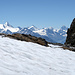 Matterhorn 4478m, Weisshorn 4506m und Co vom Grat zum Trubelstock