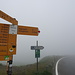 Grusiger Grimsel im Nebel