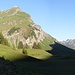 Im Bild links die 3 Gipfel, die ich besteigen will