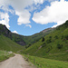 letzter Blick zurück  auf mein heutiges Wandergebiet