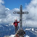 Das Gipfelkreuz der Hochalmspitze ist erreicht! (Foto: Richard)