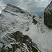 Sattel (2416m): Gipfelaussicht zum gestern bestiegenen Hanghorn (2679m).