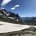 Blick in das Val Veni und zum Mont Blanc.