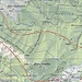 Meine Wanderung:<br />Mornera ➙ Albagno ➙ Alpe Cassengo ➙ Mudada Vecchia ➙ Valticello ➙ Monda ➙ Mornera <br /><br />Obwohl die Strecke, <br />die ich gegangen bin, <br />keinen Kreis ergibt,<br />nenne ich das eine Rundwanderung.