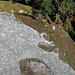 Auf der äußeren Platte gibt es diese Vertiefungen im Granit, die in einem anderen Bericht als mögliche Opferschalen genannt wurden.