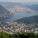 Croce dell'Uomo / Chiesa di Sant'Abbondio : panorama su Como e il Lago di Como