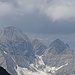 Blick Richtung Piz Sardona und die beiden Schiben Gipfeln.<br />Aufnahme vom Sattel beim Klein Glaserhorn.