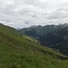 Blick aus dem O-Hang des Fleischkopfs zur Griestalerspitze, Rotschrofenspitze, Guflespitze und Alplespleisspitze