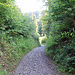 Rückblick, hier bin ich bereits auf dem Wander- und Bike Weg hinauf nach Oberegg